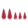 The Christmas Palace VILLAGE ACCESSORY CANDY BASE TREES SET OF 5 Department 56