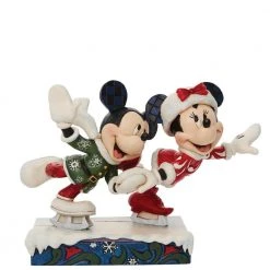 The Christmas Palace DISNEY TRADITIONS 5" MINNIE & MICKEY ICE SKATING Department 56