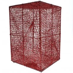 The Christmas Palace 12" X 8" RED MESH BOX