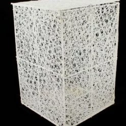 The Christmas Palace 12" X 8" WHITE MESH BOX Hats & Boxes