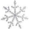 The Christmas Palace Christmas Ornaments 17" SILVER JEWELED SNOWFLAKE ORNAMENT