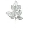 The Christmas Palace 32" ICED MAGNOLIA LEAF BRANCH SET OF 6 Stems & Picks