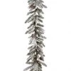 The Christmas Palace 6 FT SNOW PINE GARLAND WITH CONE UNLIT Garlands