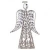 The Christmas Palace 13" GLITTERED RHINESTONE ANGEL CLEAR & GOLD