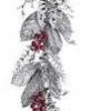 The Christmas Palace 5 FT SNOWY BERRY LEAF MAGNOLIA GARLAND Garlands
