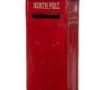 The Christmas Palace 3 FT RED NORTH POLE MAILBOX OVERSIZED DECOR