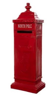 The Christmas Palace 3 FT RED NORTH POLE MAILBOX OVERSIZED DECOR 1 The Christmas Palace 3 FT RED NORTH POLE MAILBOX OVERSIZED DECOR