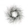 The Christmas Palace 24" SNOW PINE WREATH WITH CONES UNLIT