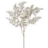 The Christmas Palace Stems & Picks 33" GOLD GLITTER FERN SPRAY SET OF 6