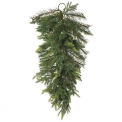 The Christmas Palace Garlands 3 FT COLORADO MIX TEARDROP UNLIT