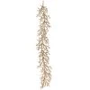 The Christmas Palace 5 FT GOLD ICED GARLAND Garlands