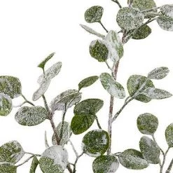 The Christmas Palace Stems & Picks 30" SNOWY EUCALYPTUS SPRAY SET OF 6