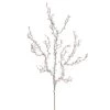 The Christmas Palace Stems & Picks 35" WHITE SNOW BERRY SPRAY SET OF 6