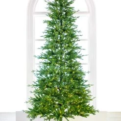 The Christmas Palace Gilded Elegance 12 FT RUSSIAN FIR SLIM PRE LIT CLEAR & MULTI COLOR LED LIGHTS 6 The Christmas Palace Gilded Elegance 12 FT RUSSIAN FIR SLIM PRE LIT CLEAR & MULTI COLOR LED LIGHTS