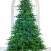 The Christmas Palace 10 FT RUSSIAN PRE LIT CLEAR & MULTI COLOR LED LIGHTS CHRISTMAS TREES