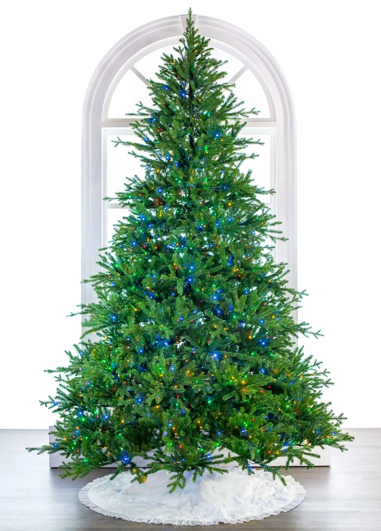 The Christmas Palace 10 FT RUSSIAN PRE LIT CLEAR & MULTI COLOR LED LIGHTS CHRISTMAS TREES 1 The Christmas Palace 10 FT RUSSIAN PRE LIT CLEAR & MULTI COLOR LED LIGHTS CHRISTMAS TREES