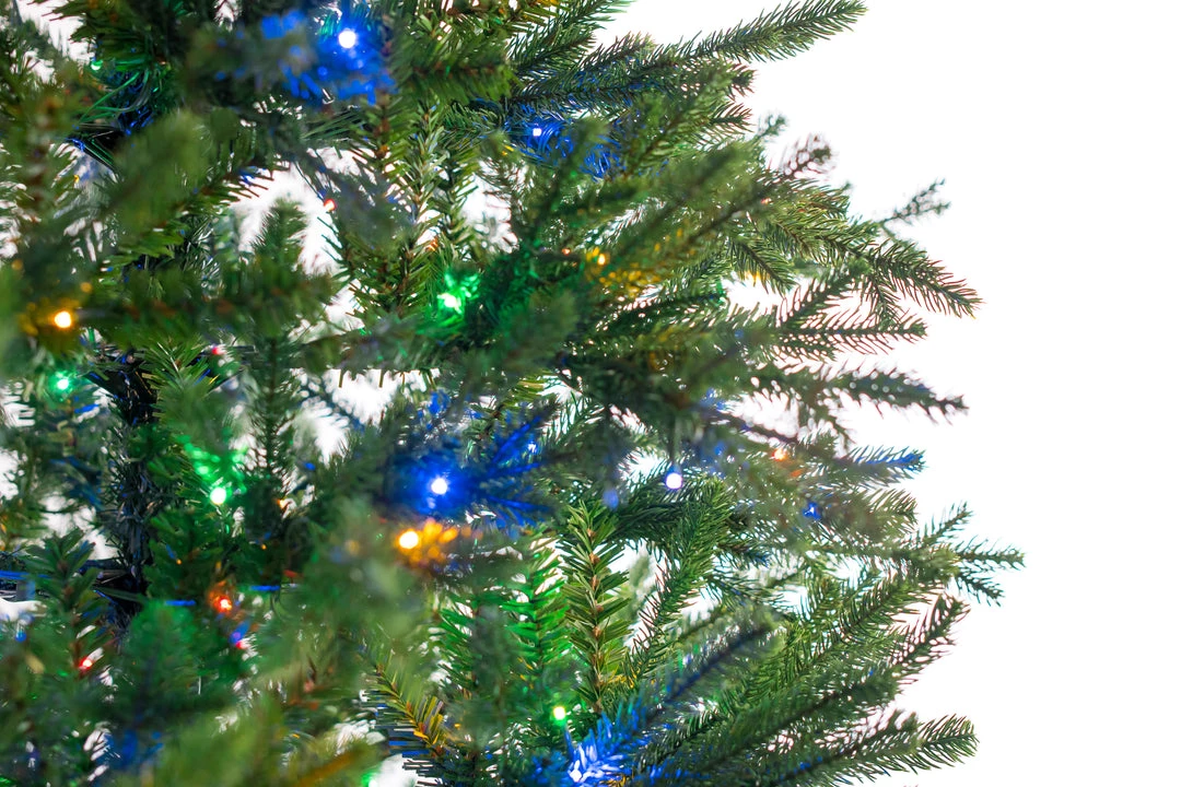 The Christmas Palace 10 FT RUSSIAN PRE LIT CLEAR & MULTI COLOR LED LIGHTS CHRISTMAS TREES 4 The Christmas Palace 10 FT RUSSIAN PRE LIT CLEAR & MULTI COLOR LED LIGHTS CHRISTMAS TREES