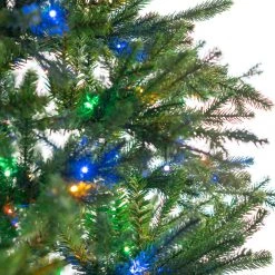 The Christmas Palace 12 FT RUSSIAN PRE LIT CLEAR & MULTI COLOR LED LIGHTS CHRISTMAS TREES 7 The Christmas Palace 12 FT RUSSIAN PRE LIT CLEAR & MULTI COLOR LED LIGHTS CHRISTMAS TREES