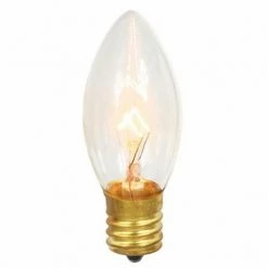 The Christmas Palace CHRISTMAS LIGHTS C9 CLEAR REPLACEMENT BULB 25 PACK BULB