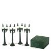 The Christmas Palace VILLAGE ACCESSORY DOUBLE STREET LAMP PACK OF 4 LAMPS Department 56