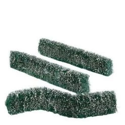 The Christmas Palace VILLAGE ACCESSORY FLEXIBLE SISAL HEDGE PACK OF 3 Department 56