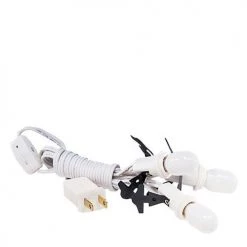 The Christmas Palace VILLAGE ACCESSORY REPLACEMENT 3 SOCKET LIGHT SET