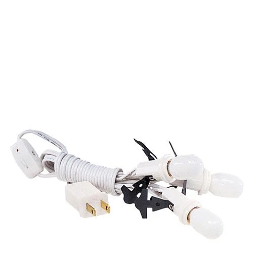 The Christmas Palace VILLAGE ACCESSORY REPLACEMENT 3 SOCKET LIGHT SET 1 The Christmas Palace VILLAGE ACCESSORY REPLACEMENT 3 SOCKET LIGHT SET