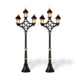The Christmas Palace Department 56 VILLAGE ACCESSORY FIFTY SIX STREET LIGHTS PACK OF 2