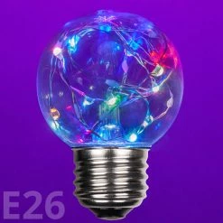 The Christmas Palace G50 MULTI COLOR LED FAIRY BULB
