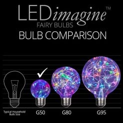 The Christmas Palace G50 MULTI COLOR LED FAIRY BULB 6 The Christmas Palace G50 MULTI COLOR LED FAIRY BULB
