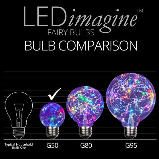The Christmas Palace G50 MULTI COLOR LED FAIRY BULB 3 The Christmas Palace G50 MULTI COLOR LED FAIRY BULB