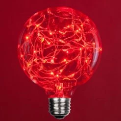 The Christmas Palace G95 RED LED FAIRY BULB