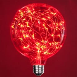 The Christmas Palace G125 RED LED FAIRY LIGHT BULB