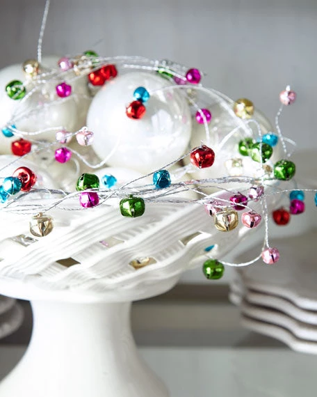 The Christmas Palace 5 FT MULTICOLOR JINGLE BELL GARLAND 4 The Christmas Palace 5 FT MULTICOLOR JINGLE BELL GARLAND