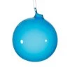 The Christmas Palace 4" AGEIAN SEA BLUE BUBBLEGUM GLASS ORNAMENT SET OF 3 All About The Blues