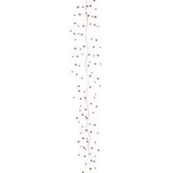 The Christmas Palace 5 FT RED MINI JINGLE BELL GARLAND