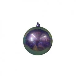 The Christmas Palace Christmas Ornaments 6" VIOLET PEARL GLASS BUBBLEGUM ORNAMENT