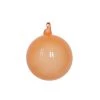 The Christmas Palace 3" PEACH BUBBLEGUM GLASS ORNAMENT SET OF 6