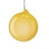 The Christmas Palace Christmas Ornaments 6" YELLOW GLASS BUBBLEGUM ORNAMENT