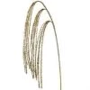 The Christmas Palace 45" GOLD BEADED RAIN BRANCH SET OF 12