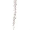 The Christmas Palace 16" ACRYLIC BEAD HANGING ICICLE ORNAMENT SET OF 6