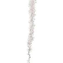 The Christmas Palace 16" ACRYLIC BEAD HANGING ICICLE ORNAMENT SET OF 6
