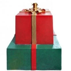 The Christmas Palace 2 FT CONCRETE GIFT BOX TREE STAND Stands & Storage