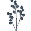 The Christmas Palace 23" MIDNIGHT BLUE BERRY SPRAY SET OF 6 All About The Blues