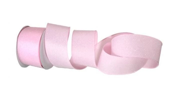 The Christmas Palace Ribbon & Bows 2.5" X 10YD PINK CANDY GLITTER WIRED RIBBON 1 The Christmas Palace Ribbon & Bows 2.5" X 10YD PINK CANDY GLITTER WIRED RIBBON