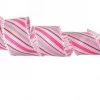 The Christmas Palace 4" X 10YD POM POM EDGED CANDY STRIPED RIBBON Ribbon & Bows