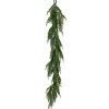 The Christmas Palace 5 FT NATURAL TOUCH NORFOLK PINE GARLAND UNLIT Garlands