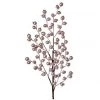 The Christmas Palace 26" PINK METALLIC BERRY BRANCH SET OF 6
