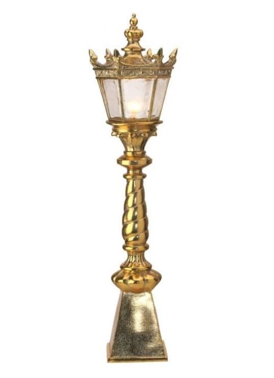 The Christmas Palace 24" GOLD LED GILDED ORNATE LAMP POST BATTERY OPERATED 1 The Christmas Palace 24" GOLD LED GILDED ORNATE LAMP POST BATTERY OPERATED