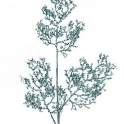 The Christmas Palace 28" AQUA CORAL SEQUIN GLITTER SPRAY SET OF 6